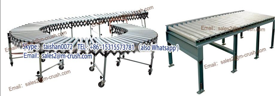 Double pp roller gravity telescopic conveyor system with high quality